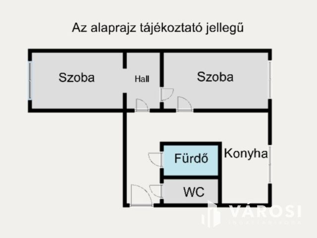 Azonnal költözhető, 53 m²-es lakás Adyvárosban