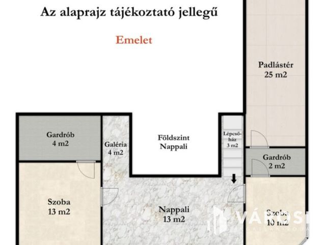 Belvárosi, kétszintes, 6 szobás-Gyulán