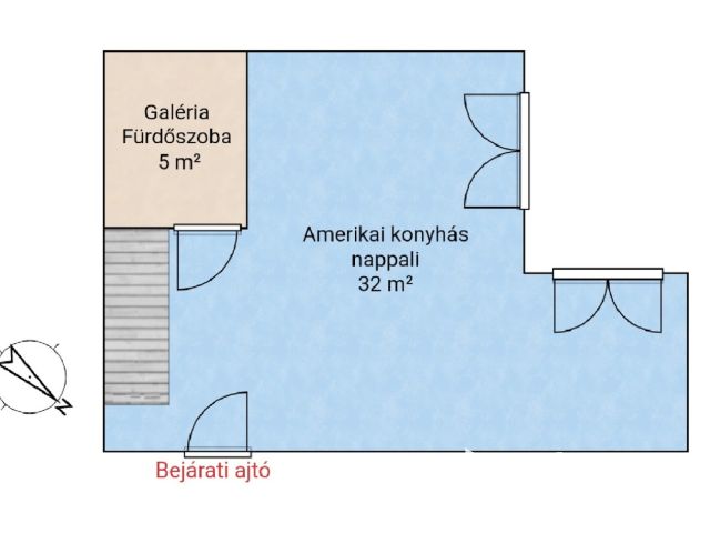 Elegáns garzon kiadó az Opera mellett