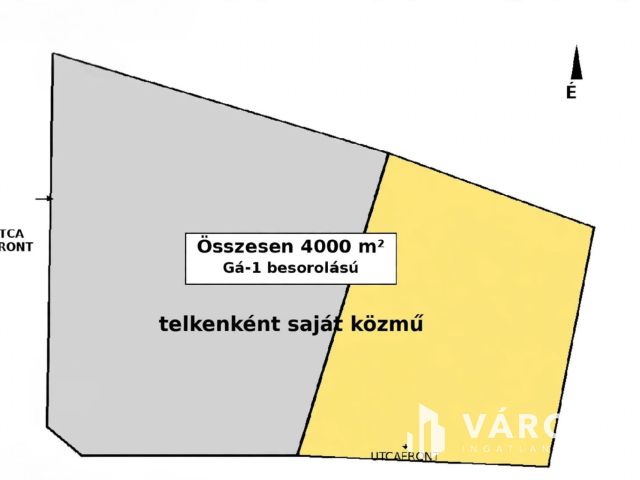 Nagykanizsán az Ipari parkban kettő építési telek